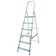 Стремянка Новая Высота алюминиевая односторонняя 6 ступеней