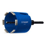 Коронка ЗУБР алмазная d82мм SDS-plus сегментная, для подрозетников, М16, длина 75мм