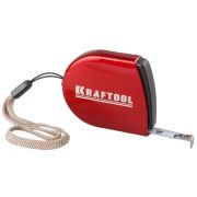 Рулетка KRAFTOOL 2м х 8мм компактная, автостоп, цельнометал.