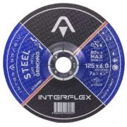 Круг зачистной 125*6*22 STEEL INTERFLEX