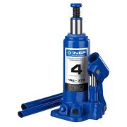 Домкрат ЗУБР Профессионал 4т, 192-374мм гидравлический бутылочный