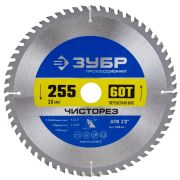 Диск пильный 255х30мм ЗУБР Чисторез 60Т, Профессионал