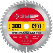 Диск пильный 305x30мм 48Т ЗУБР Оптимальный рез, пильный по дереву