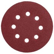 Круг шлифовальный Willmark 125 мм P 100  (5шт.)  8 отверстий, на липкой основе