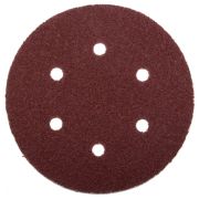 Круг шлифовальный ЗУБР «СТАНДАРТ»  125 мм Р040, 5шт из абразивной бумаги на велкро основе, 8 отв.,
