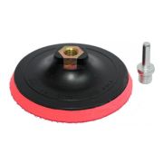 Тарелка опорная WILLMARK 125 мм, М14 на липучке с переходником