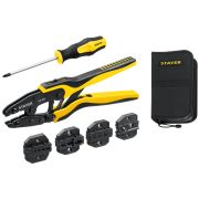 Пресс-клещи STAYER SP-4M для кабельных наконечников, 4 матрицы, сумка-чехол