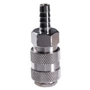 Разъемное соединение рапид FUBAG (муфта)_елочка 8мм с обжимным кольцом 8х13мм