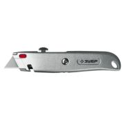 Нож ЗУБР А24 универсальный, метал.