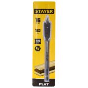 Сверло по дереву STAYER FLAT перовое, d=16, L=152мм