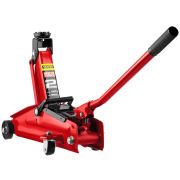 Домкрат АВТОДЕЛО 4т 100-508мм подкатной гидр. шиномонтажный, кардан.привод, двойной насос