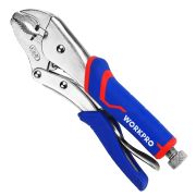 Клещи WPRKPRO CR-V зажимные 250мм с изогнутыми губками