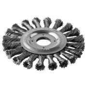 Щетка ЗУБР дисковая 125х22,2мм крученая, стальная проволока 0,5мм
