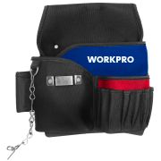 Сумка электрика WORKPRO поясная, 290x270мм