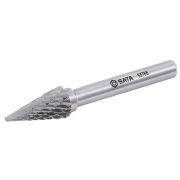 Шарошка SATA тип М,10х20хХ06мм коническая по металлу, ротац., с круглой головкой