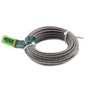 Леска Сибртех 3,0мм 10м витой квадрат, армир. алюминием