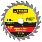 Диск пильный 160*2,2*20, 24Т Stayer Master «Opti Line» оптимальный рез