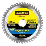 Диск пильный 190*2,4*30 48Т Stayer Master Superi Line чистый рез