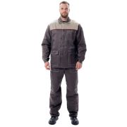 Костюм мужской «Дамаск» летний Т.СЕРЫЙ/СВ.СЕРЫЙ/КРАСНЫЙ (44-46, 170-176)