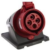 Розетка 380В MAGNUM IEK ССИ-114 стационарная 16А-6ч/380-415В 3Р+РЕ IP44