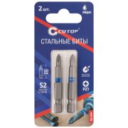 Биты CUTOP Profi стальные PZ1, 50 мм (2шт)