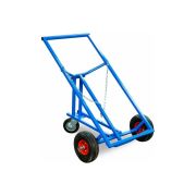 Тележка TOR КБ-2 для металлических бочек, 250 пневмо+160 поворотное