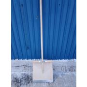 Лопата снеговая деревянная 375*385(планка аллюмин.)