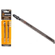 Пилки для лобзика Вихрь Т301CD по дереву,быстрый рез 116х90мм