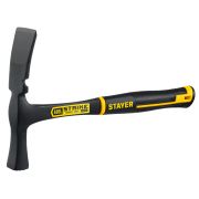 Молоток каменщика STAYER STRIKE Professional 600г цельнометаллический