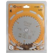 Диск пильный 130х1,1/1,8х20/16/20/12мм 36Т, CUTOP Profi plus по дереву с тефлоновым покрытием