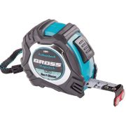 Рулетка Gross Magnetisch 5мx19 мм обрезин. корпус,автоматич. фиксация, нейлон. покр.,магн. зацеп