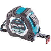 Рулетка Gross Magnetisch 8мx25 мм обрезин. корпус,автоматич. фиксация, нейлон. покр.,магн. зацеп