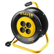 Удлинитель н/катушке STAYER MS 207 2200 Вт, 4 гнезда, ПВС 2х0,75, 30м