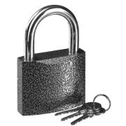 Замок STAYER «STANDARD» навесной, металлический корпус, закаленная дужка, 75 мм