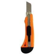 Нож Вихрь 18мм, с выдвижным лезвием пластиковый корпус, металлическая направляющая