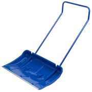 Скрепер ЗУБР СКАНДИНАВИЯ (движок снеговой), пластиковый ковш с алюминиевой планкой, с колес, 800 мм