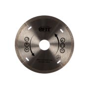 Диск алмазный FIT 125*1,2*5,0*22,2 мм отрезной, сплошной (влажная резка), для работы с кафелем