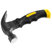 Молоток-гвоздодёр STAYER «COMPACT» столярный 225 г укороченный с фиберглассовой рукояткой