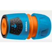 Соединитель GRINDA 1/2«-3/4» PROLine TU быстросъемный для шланга, из ударопрочного пластика с TPR