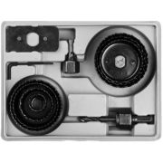 Набор коронок STAYER «MASTER» кольцевых по дереву d= 22, 41, 54, 57, 60, 64, 67 мм, 10 предм