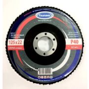 Круг шлифовальный лепестковый торцевой Цунами МИ 125*22 (Р 40)