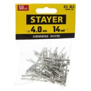 Заклепки алюминиевые STAYER Professiona Pro-FIX, 4,0 х 14 мм, 50 шт