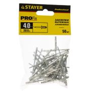 Заклепки алюминиевые STAYER Professiona Pro-FIX, 4,0 х 20 мм, 50 шт