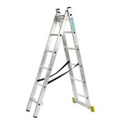 Лестница алюминиевая Вершина 2х6  2-х секционная