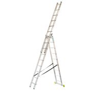 Лестница алюминиевая Вершина 3х9  3-х секционная