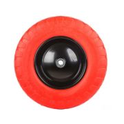 Колесо д/т сад. W16-400/8PU (12) полиуретан (цв диска черный)