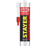 Герметик STAYER «MASTER» силиконовый, прозрачный, универсальный, 260 мл
