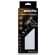 Стержень клеевой Вихрь 7х100мм (12 шт)