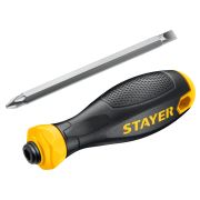 Отвертка STAYER Hercules переставная PH2/SL6 80 мм