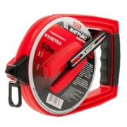 Рулетка Matrix 50м/12,5мм геодезическая, закр. корпус, металлическая. лента